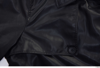 Fergal Clothes  323 black leather coat casual clothing 0007.jpg